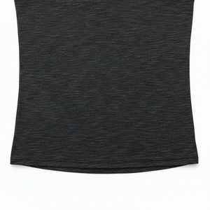 Débardeur de sport noir pour homme, coupe racerback, avec logo imprimé, séchage rapide, pour fitness, style stringer, coupe musculaire - Product Image 4