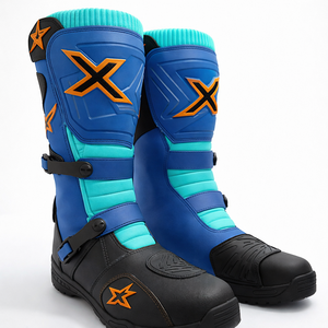 รองเท้าบูทขี่ม้าผจญภัยสำหรับผู้ชายพร้อมโลโก้แบบกำหนดเอง |   กันน้ำ |   รองเท้าขี่มอเตอร์ไซค์มาตรฐาน CE สำหรับการเดินทางแบบออฟโรด | - Product Image 3