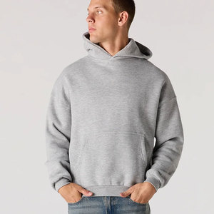 High Quality Custom Brand Low MOQ Heavyweight Pullover Hoodie 500GSM 100% Cotton Breathable Winter Printed No <b>String</b> Embroidery - Product Image 4