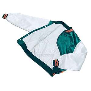 Men's Silk Winter Jacket with Stand Collar Front Logo Breathable Fleece Fabric <b>Covered</b> <b>Button</b> Closure for Outdoor & Daily Use - Product Image 2