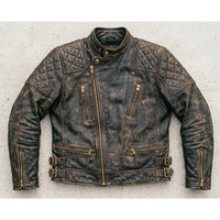 Veste en cuir pour homme de haute qualité, veste en cuir personnalisée pour l'extérieur, avec des matériaux de première qualité, la meilleure veste en cuir pour homme