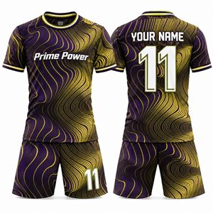 เสื้อฟุตบอลสำหรับฝึกซ้อมและแข่งขัน แบบสั่งทำพิเศษ ชุดทีมฟุตบอล เสื้อกีฬาส่วนบุคคล เนื้อผ้าระบายอากาศ แห้งเร็ว รับผลิตแบบ OEM ODM - Product Image 1