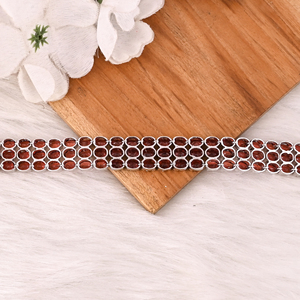 Luxury 925 Sterling Silver <b>Garnet</b> Tennis <b>Bracelet</b> Fashion Gemstone Jewelry for Unisex - Product Image 4