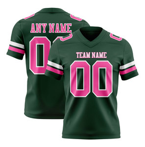Custom American Football Jersey Gold Maroon V-Neck <b>Mesh</b> Breathable Sublimated Print Team Name Any Name Men's Adult <b>Short</b> Sleeve - Product Image 6