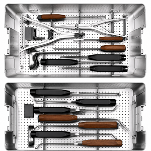 Juego de instrumentos para cirugía de fusión espinal, para sistema de jaula de fusión intervertebral lumbar, herramientas manuales con mangos de madera y negros - Product Image 4
