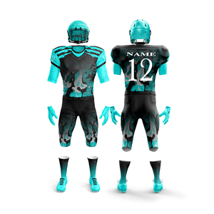 High Quality Sublimation Print American Football Uniform 100% Polyester Breathable Uniforms for Teams & Clubs - Product Image 2