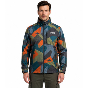 Custom Print Windbreaker <b>jacket</b> for men Lightweight Streetwear <b>Zip</b> <b>Up</b> Custom Logo High Quality Outdoor <b>Jacket</b> Wholesale Low MOQ - Product Image 2