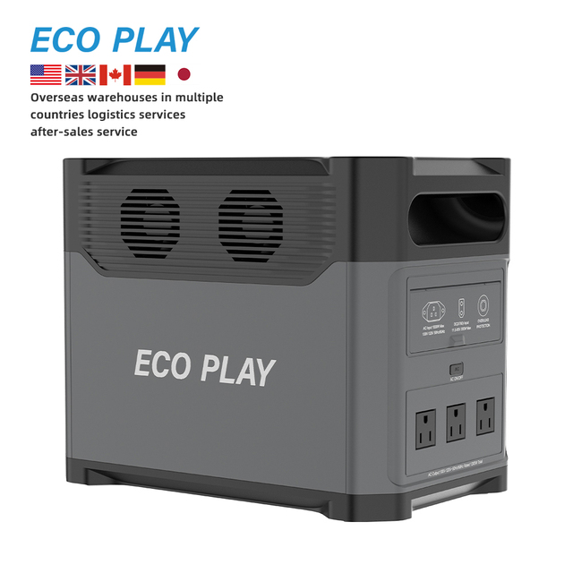 Portable Power Station with UPS and Solar Panel Support MPPT Controller Flashlight Car Compatible 1200W Output