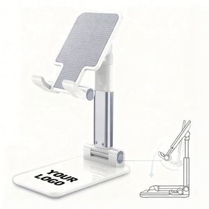Customized Logo Anti Shake Foldable Office Desktop/Phone/<b>Tablet</b> <b>Stand</b> Promotion Gift Adjustable Mobile Phone Holder - Product Image 1