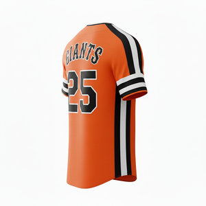 Maillot de baseball orange pour hommes et femmes, uniforme personnalisé avec nom et numéro de l'équipe, sublimation, haute qualité, prix bas, respirant - Product Image 6