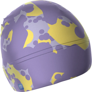 Casquette unisexe camouflage, imprimé numérique violet et jaune, respirante, en polyester, décontractée, printemps-été, 56-58 cm - Product Image 1