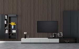 Nhật Bản phong cách gỗ đá đen vỏ và dính hình nền, thực tế gỗ Kết cấu lưới tường Sticker cho TV nền - Product Image 5