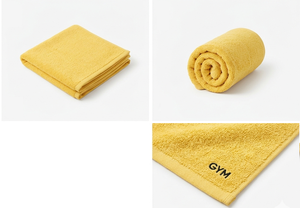 Serviette de sport durable et légère, couleur jaune, pour la course, la gym, l'exercice et l'entraînement, le cyclisme, serviettes en tissu éponge rafraîchissantes - Product Image 5