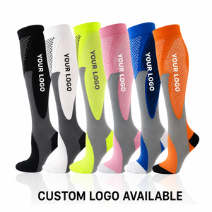 Custom Compression Cushioned <b>Knee</b>-<b>High</b> Sport <b>Socks</b> Breathable Over-The-Calf Athletic <b>Socks</b> ODM Vietnam Manufacturer - Product Image 1