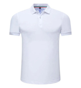 <b>Men</b>' <b>Black</b> Short Sleeve <b>Polo</b> Shirt Solid Color Cotton Pique Casual Wear Regular Fit Button Down Collar Anti-Wrinkle Knitted - Product Image 3