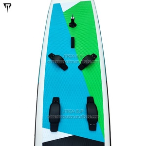 Planche de <span class=keywords><strong>paddle</strong></span> <span class=keywords><strong>gonflable</strong></span> JTRDA 11 pieds en Drop Stitch pour le windsurf (SUP) portable pour utilisation en mer, sans kit de voile inclus - Product Image 5