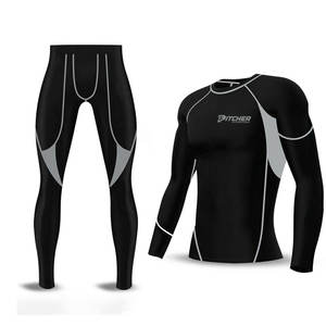 Conjunto de Rashguard Profesional para Hombre, Ropa Deportiva para Entrenamiento Atlético - Product Image 1