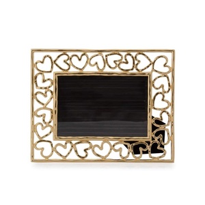 Antique <b>Gold</b> Metal Photo <b>Frame</b> Tropical Palm Leaf Shape Desktop Picture <b>Frame</b> For Wedding Birthday Gifts Home Hotel Decoration - Product Image 2