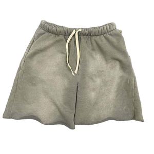 Fabricants de survêtements : Ensembles courts délavés au soleil, sweats à capuche et shorts de survêtement vintage personnalisés, survêtements déchirés délavés à l'acide pour hommes - Product Image 1