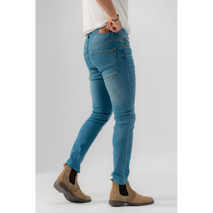 Pantalon en jean streetwear personnalisé de haute qualité pour hommes, avec couleur unie personnalisée, pour adultes - Product Image 4