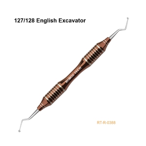 Excavador Dental Ergonómico 127/128 con Patrón Inglés, Hecho de Acero Inoxidable por Roboz Tech Pakistán - Product Image 1