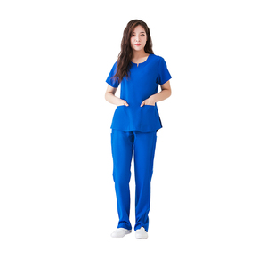 Tenues d'assistant dentaire personnalisables en polyester et élasthanne pour cliniques dentaires et uniformes de soins infirmiers à faible MOQ - Product Image 6