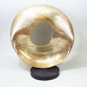 Escultura Abstracta de Aluminio Fundido de Alta Gama, Pieza de Arte Moderno Hecha a Mano para Decoración de Mesa de Interior de Lujo - Product Image 1