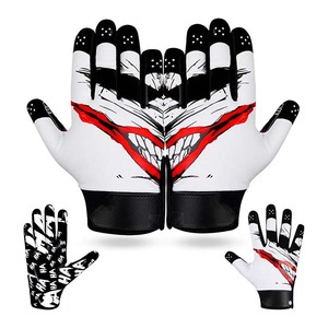Calup industries High Quality 2-Tone Silicon <b>Elite</b> American Football Receiver Gloves Premium Anti Slip Grip For Professional Spo - Product Image 1