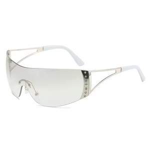 Gafas de Sol de Metal de Alta Calidad para Mujer, Marca de Lujo Y2K, Gafas de Lujo con Protección UV400 y Circonitas para Hombre - Product Image 6