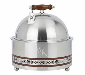 Plat de service haut de gamme pour casseroles et plats chauds, chauffe-plats, décoration de table, service de buffet, usage domestique et pour les fêtes - Product Image 1