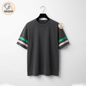 Ropa Griega, Camiseta Negra de Manga Corta para Mujer, Cuello Redondo, Color Sólido, Tela Jersey, 100% Algodón, Ecológica - Product Image 1