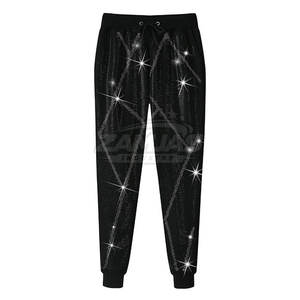 Survêtements en strass de couleur unie pour adultes, style streetwear, taille personnalisée, dernier design, survêtements en strass pour hommes - Product Image 4