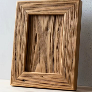 Handcrafted Rosewood Picture <b>Frame</b> Rectangular Tabletop Photo Holder High Quality Dark Timber Grain Desktop Home Office - Product Image 1