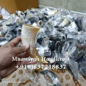 Jarra de cerveza de cuerno de buey de la mejor calidad, hecha a mano con cuerno natural, para bebidas, pulida, al mejor precio, ¡gran oferta! - Product Image 2