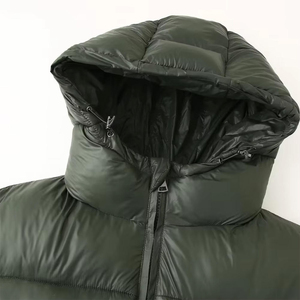 Chaqueta Acolchada Gruesa con Capucha 2025 al por Mayor, Abrigo Cálido de Invierno Informal para Hombre y Mujer, Ropa Exterior Personalizada OEM para Pedidos al por Mayor - Product Image 5