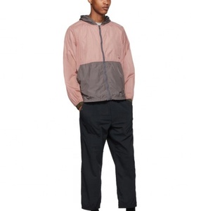 Veste coupe-vent d'extérieur en polyester de bonne qualité, personnalisée, avec lettre imprimée, décontractée, pour hommes - Product Image 3
