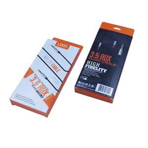 Boîte en carton directement de l'usine pour l'emballage de câbles de charge rapide avec trou de suspension - Product Image 3