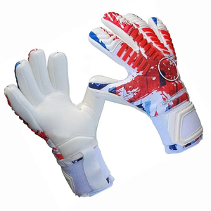 2025 New Arrival Unisex Best Style Breathable Professional Latex Finger Protection Football Soccer Goalkeeper Gloves - Product Image 2