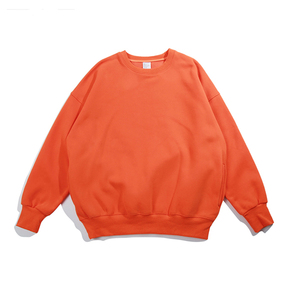 เสื้อสเวตเชิ้ตคอกลมผ้าฟลีซปักโลโก้ตามสั่งสำหรับผู้หญิง เสื้อสเวตเชิ้ตโอเวอร์ไซส์สำหรับฤดูใบไม้ร่วง เสื้อไหมพรมแขนยาวลำลองสำหรับผู้หญิง - Product Image 5