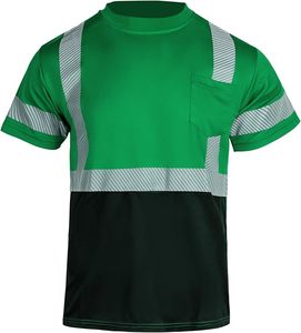 เสื้อโปโลนิรภัยพร้อมแถบสะท้อนแสง เสื้อโปโลสะท้อนแสงสำหรับงานอุตสาหกรรม แห้งเร็ว ระบายอากาศได้ดี - Product Image 1