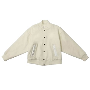 Blouson aviateur d'hiver en satin de laine pour hommes de haute qualité Design élégant à capuche avec revêtement de basket-ball universitaire tricoté respirant - Product Image 3