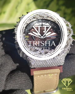 Reloj de Pulsera de Diseño Premium con Bisel de Espinas y Diamantes Moissanite VVS en Plata de Ley 925 - Product Image 2