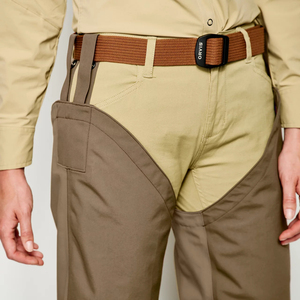 En gros, Cuissardes de chasse en toile de coton pour terrains accidentés, avec fermeture éclair latérale, sangles de ceinture réglables, résistantes aux ébroussailles et protection contre les brindilles - Product Image 5