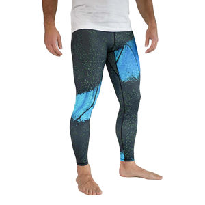 Pantalon de jogging pour homme en coton, pantalon de yoga décontracté, taille élastique avec cordon de serrage, tissu extensible dans les quatre sens. - Product Image 1