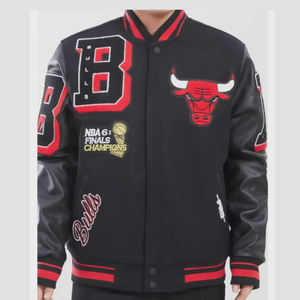 Fabricant de vestes universitaires, veste pull universitaire personnalisée, maillot de football pour hommes, veste de baseball vierge pour hommes en gros - Product Image 1