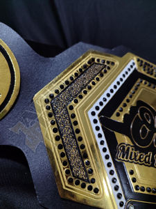 เข็มขัดแชมป์ MMA แบบกำหนดเอง |   สายหนังโลหะแบบ OEM จำนวนมาก - Product Image 2