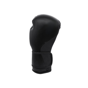 Gants d'entraînement de boxe en PU noir avec fermeture Velcro au poignet, maille respirante pour adultes de 14 ans et plus, unisexe - Product Image 4