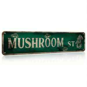 CIFbuy Targa personalizzata con segnali stradali a forma di fungo, decorazione carina per la stanza con TikTok per il servizio di ritiro Temu - Product Image 5