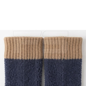 Comfortable <b>Best</b> Selling Casual <b>Socks</b> Breathable Sustainable Solid Color Daily Wear <b>Men</b> Cotton/Wool Winter - Product Image 6