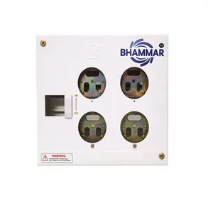 Boîte de distribution industrielle BHAMMAR à 24 prises, 20A 120V IP54, résistante aux manipulations, avec serrure, boîtier métallique, modèle KK59, Inde - Product Image 2